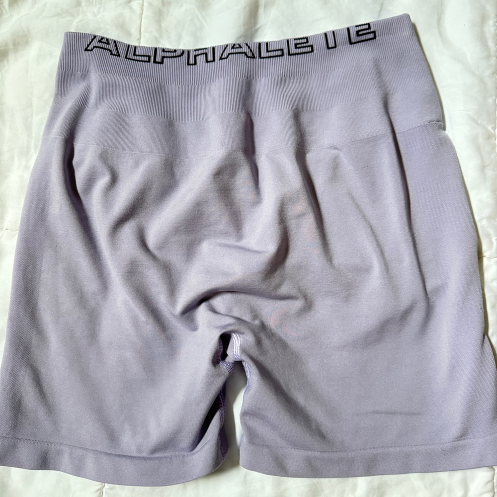 Alphalete Light Purple Active Shorts